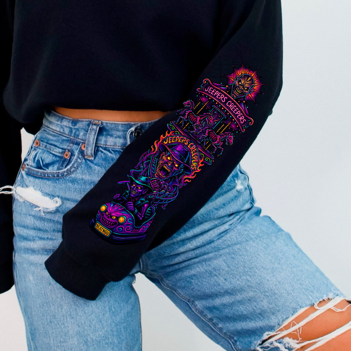 Creepers Carnival Sleeve 111893 DTF transfer