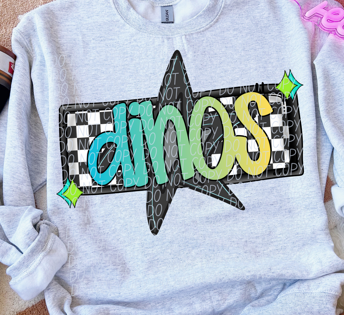 Dinos Skater Boy Mascot (City) DTF transfer