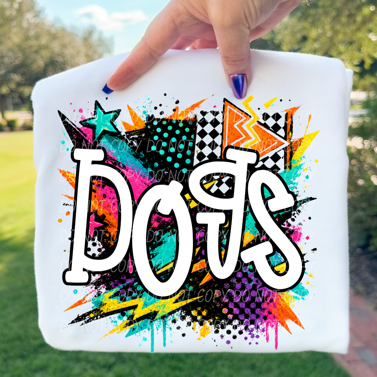 Dogs totally tubular (City) DTF Transfer