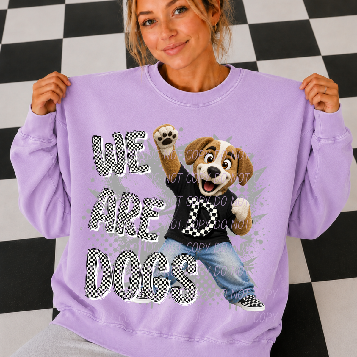 dogs campus crew (city) DTF transfer