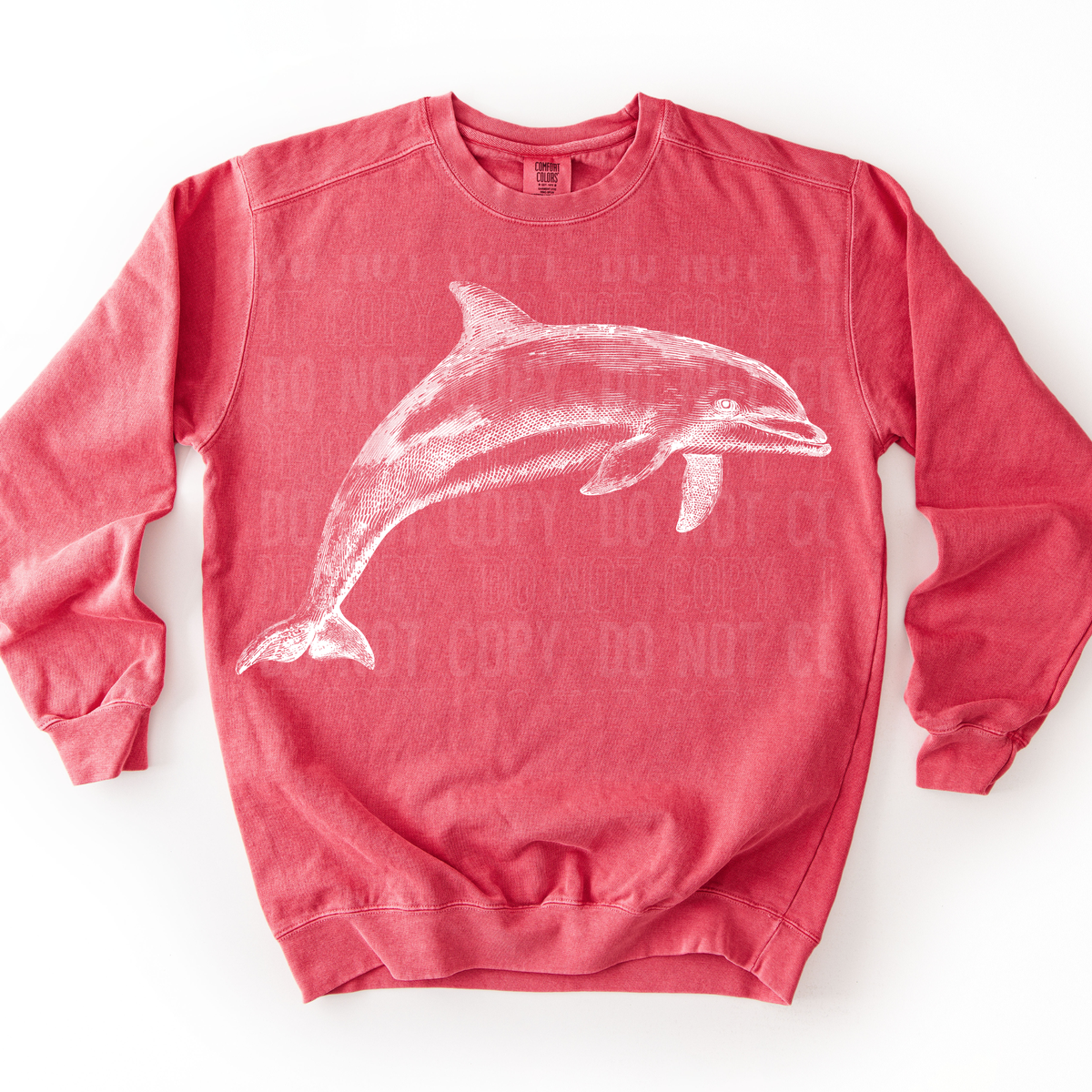 Dolphin sketch (SBB) DTF Transfer