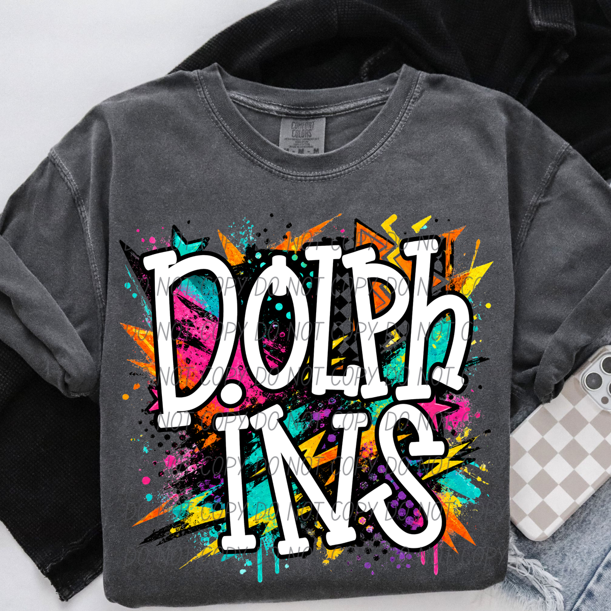 Dolphins totally tubular (City) DTF Transfer