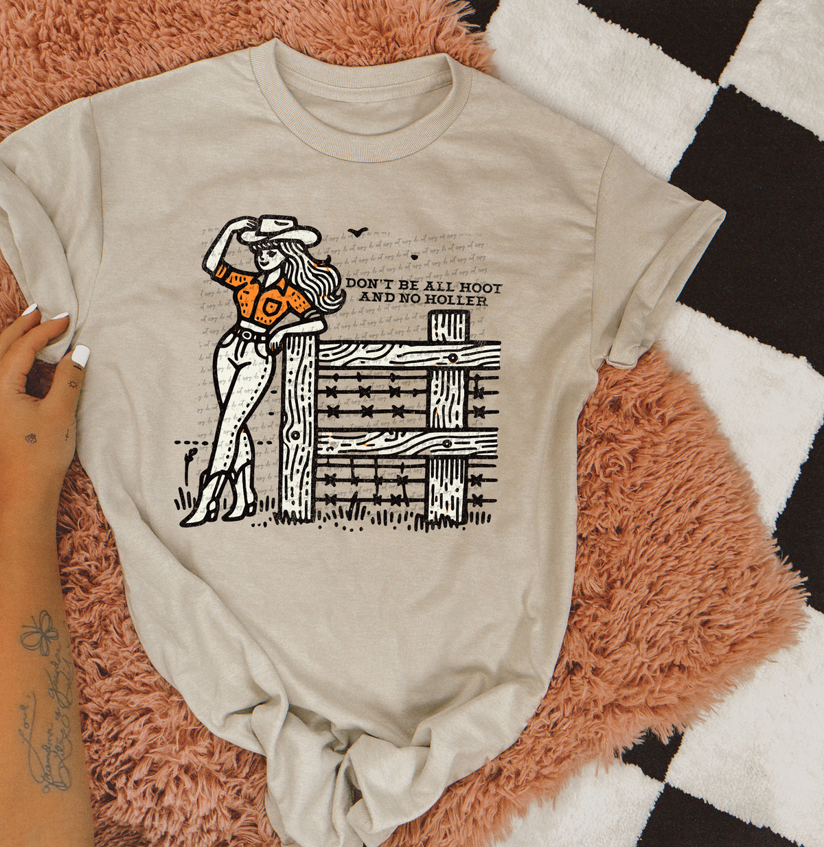 Don't Be All Hoot And No Holler 46230 DTF transfer