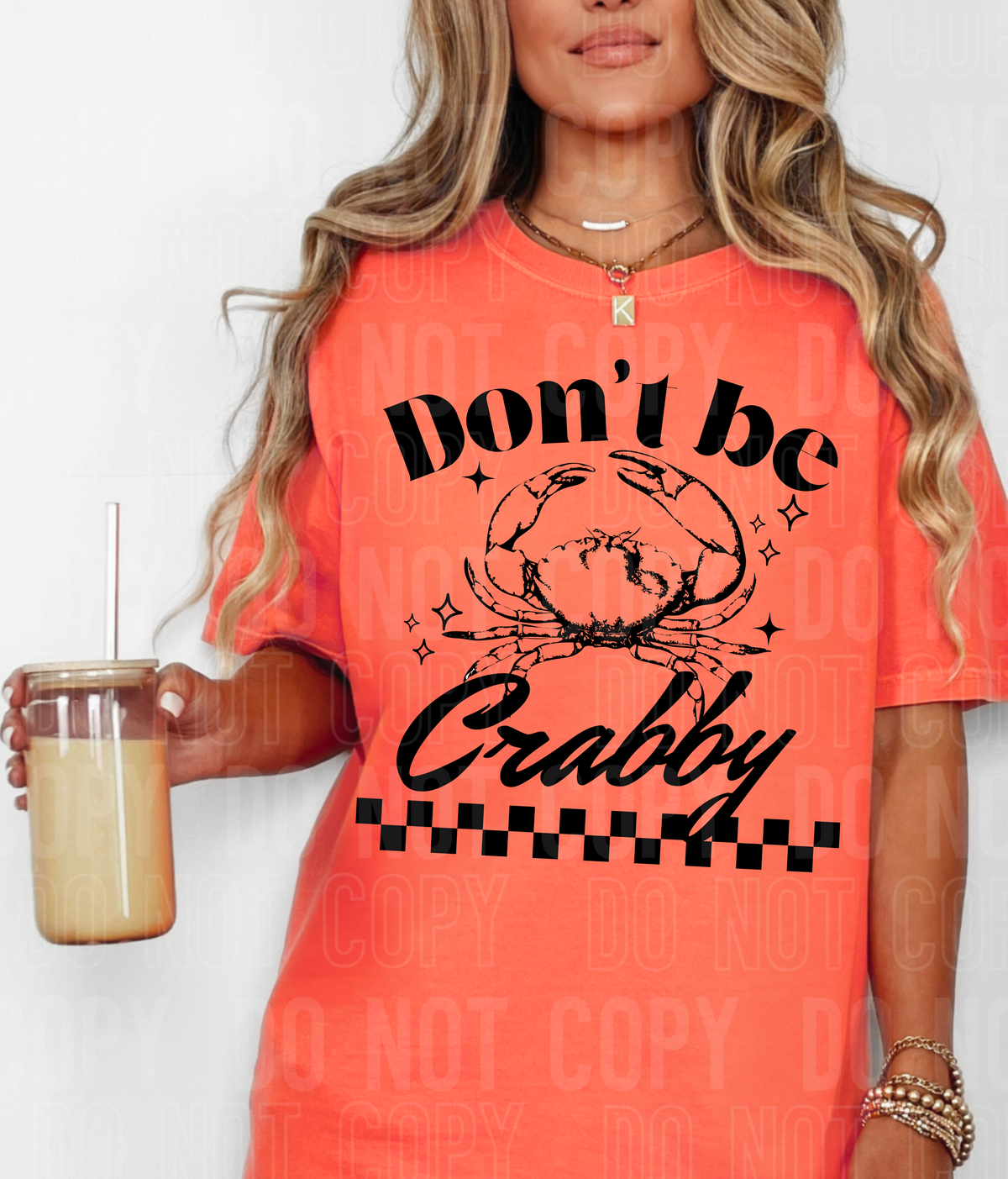 Don't be crabby (SBB) DTF transfer