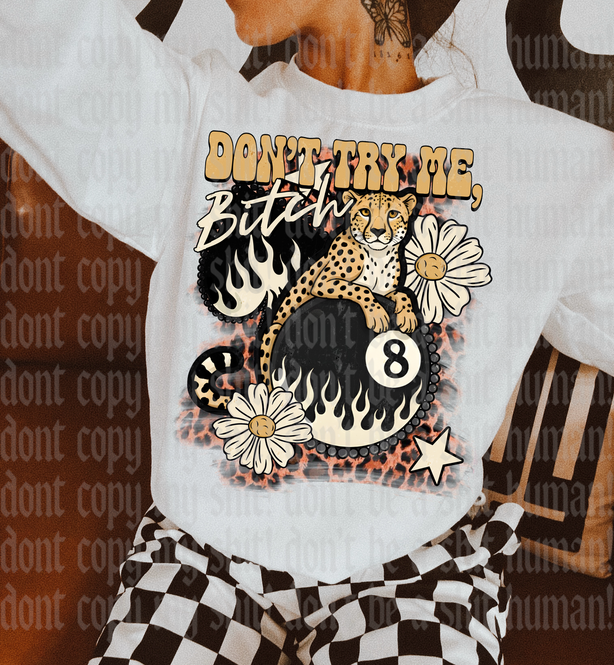 Don't try me b*tch (Lyttle) DTF Transfer