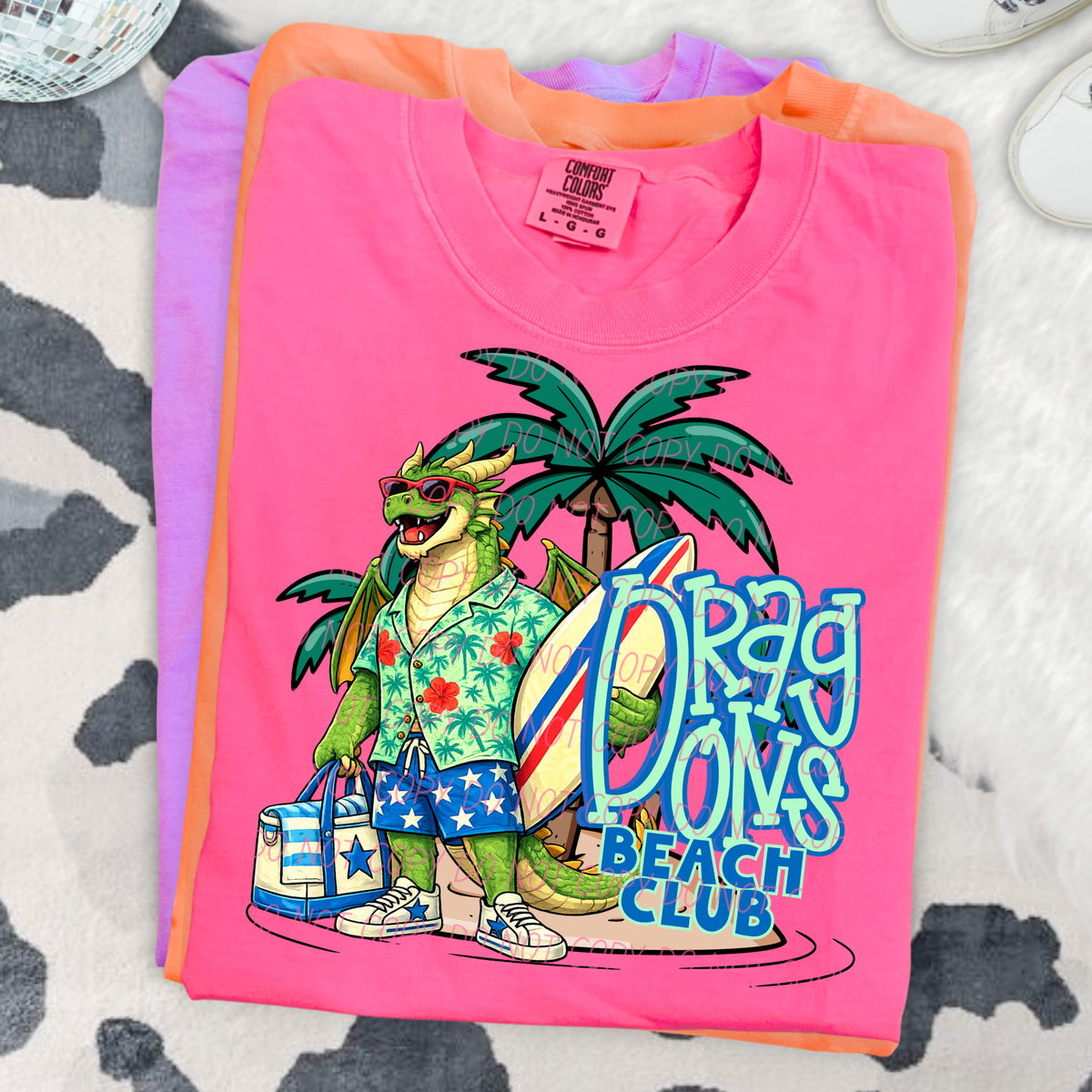 Dragons beach club (City) DTF transfer