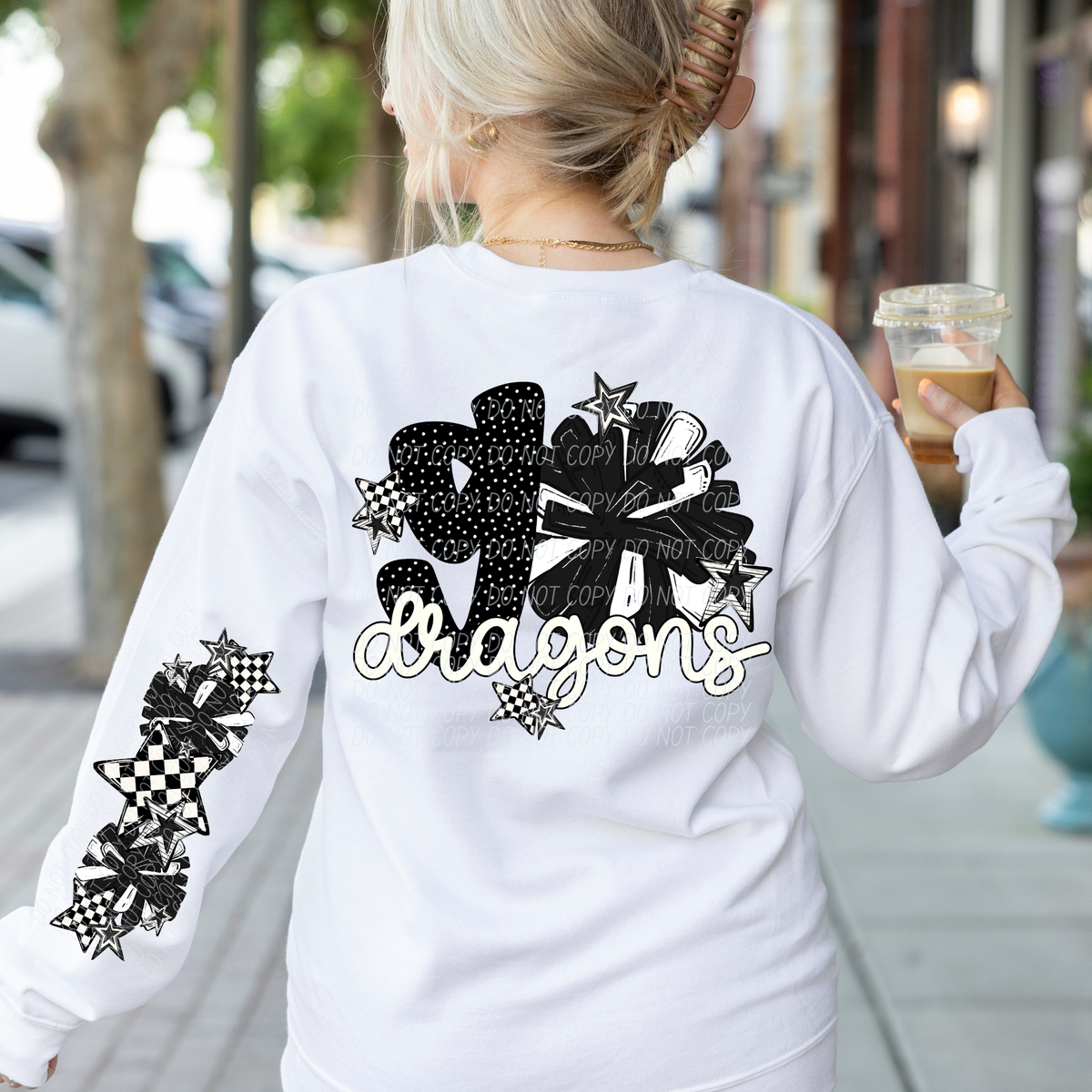 dragons cheer black and white (city)