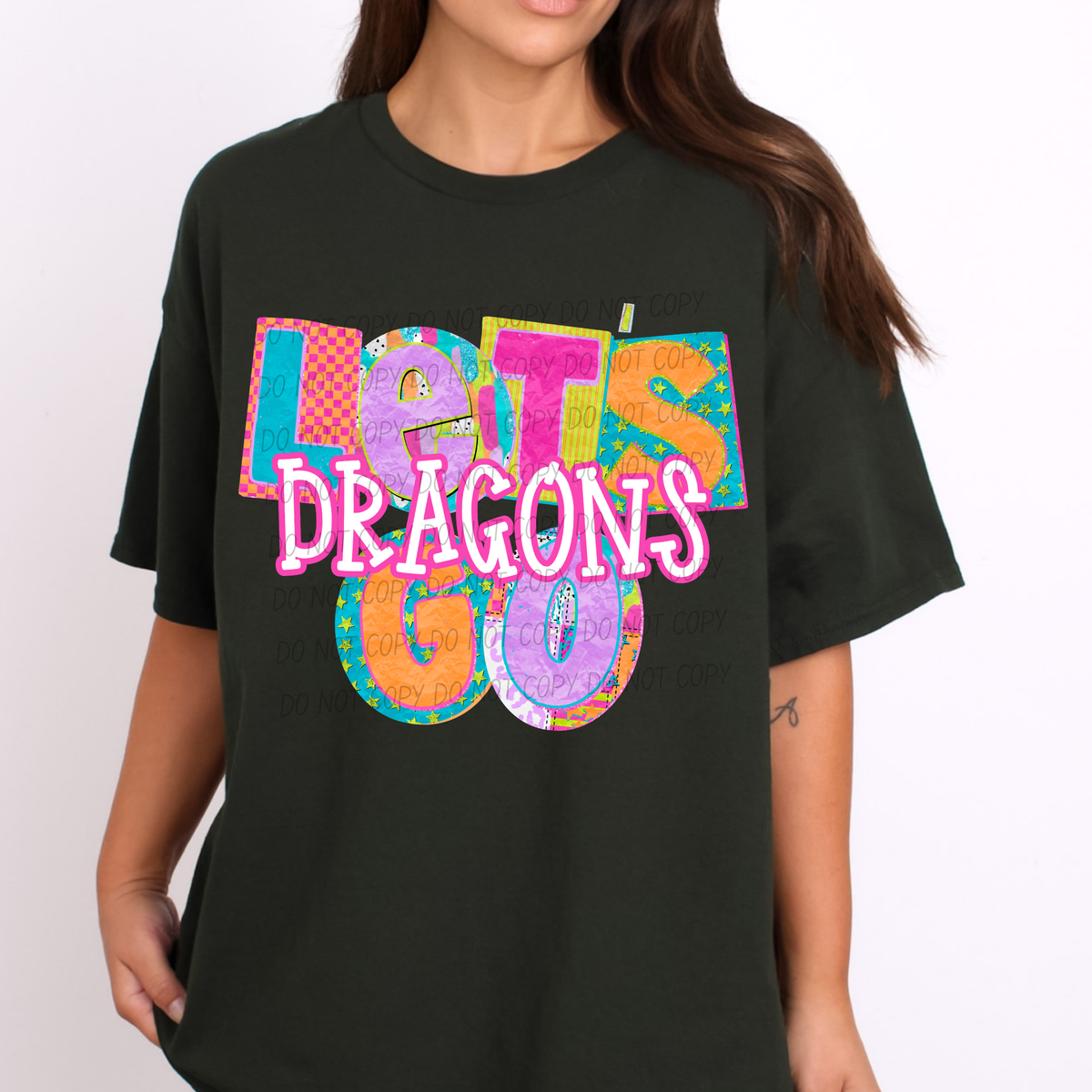 Dragons Patchwork Pep Club (City) DTF Transfer