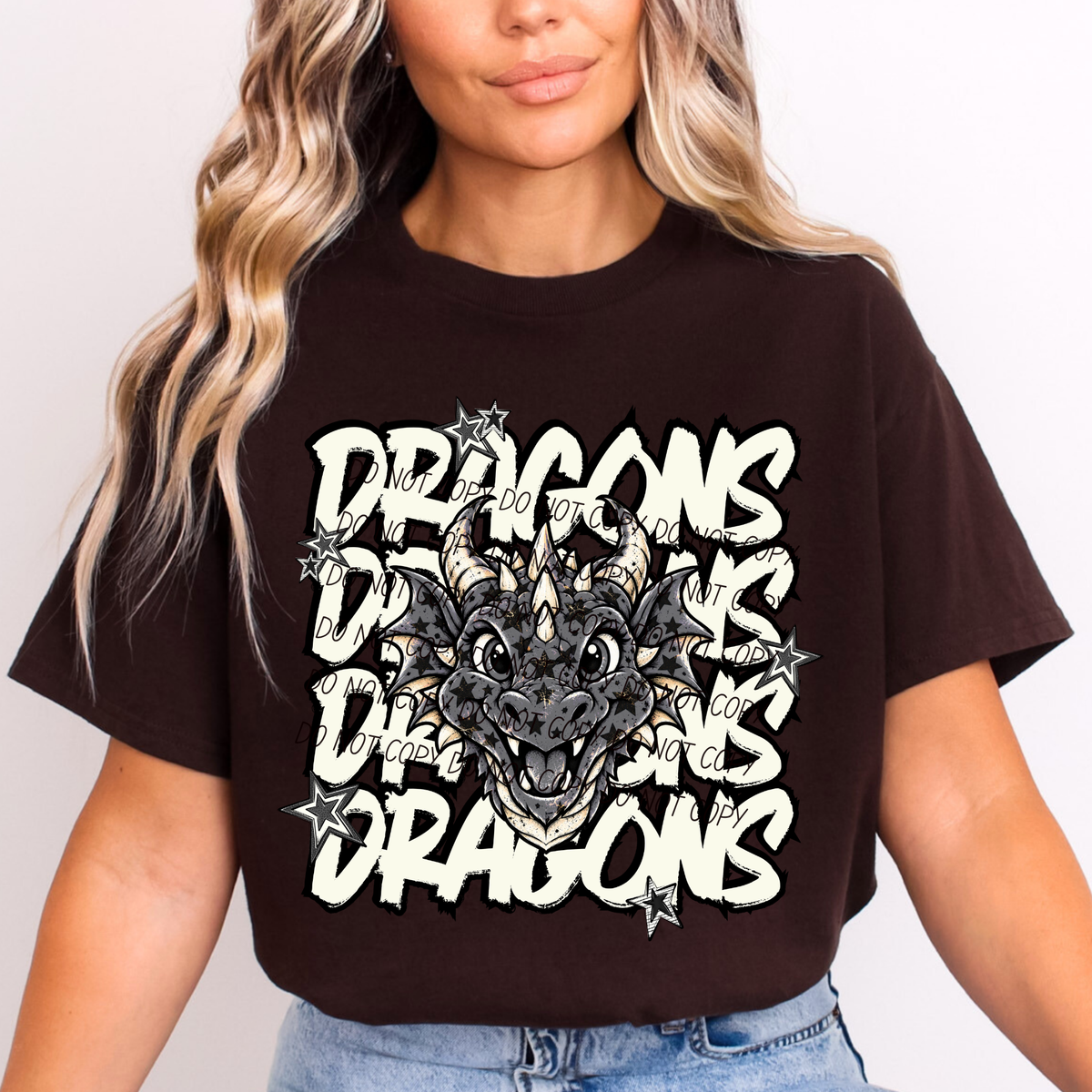 dragons varsity after dark (city) DTF Transfer