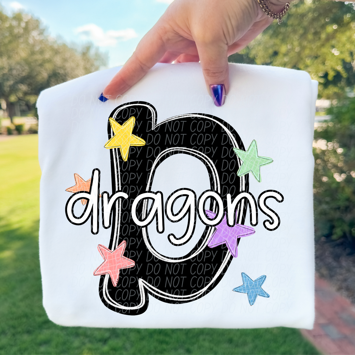Dragons star Mascots (CITY) DTF transfer
