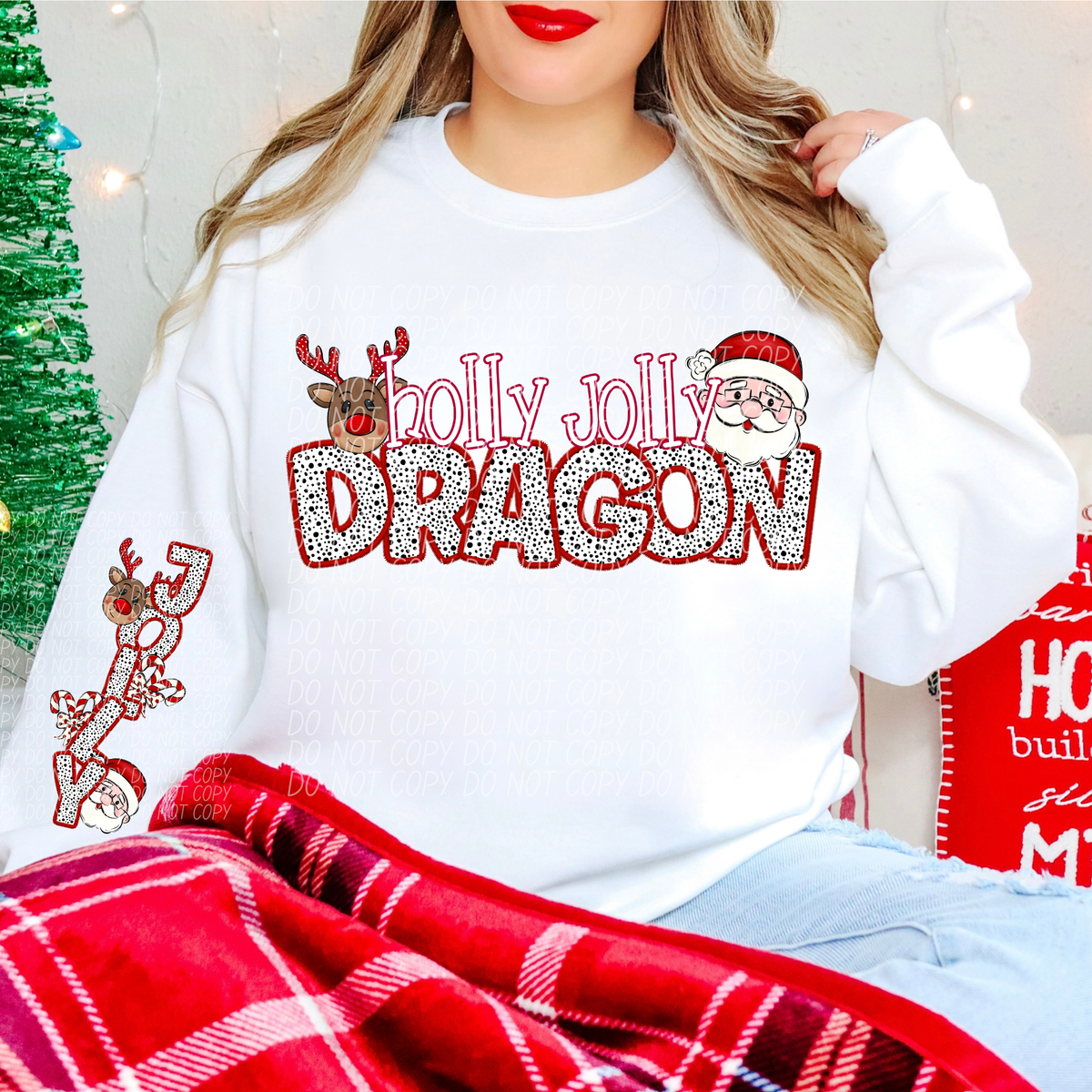 Dragon Holly Jolly (City) DTF transfer