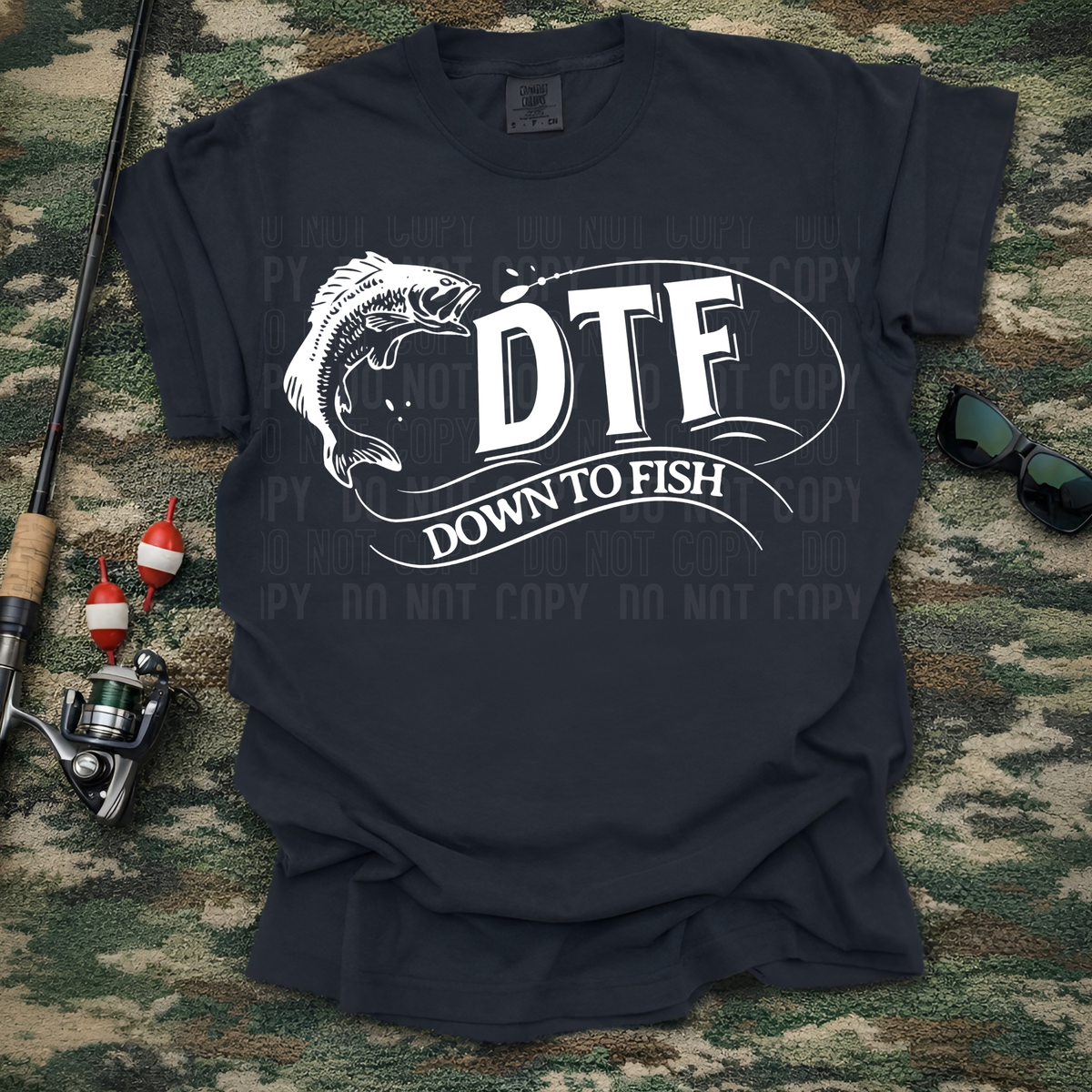 DTF down to fish (SBB) Sunday Special DTF transfer