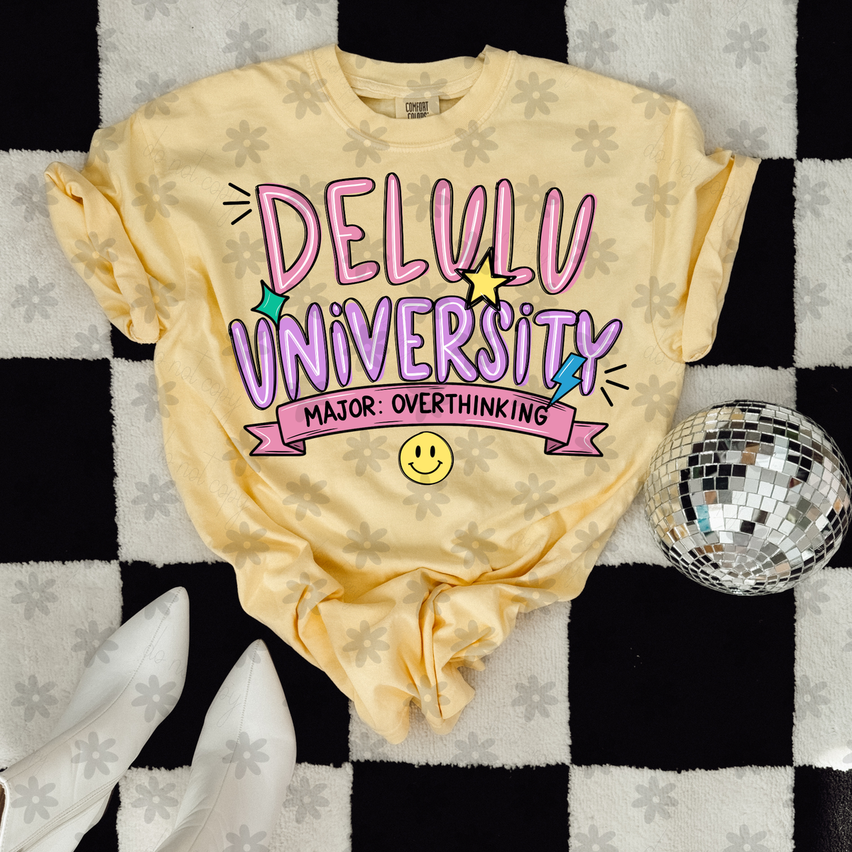 Delulu university (Dyed) DTF Transfer
