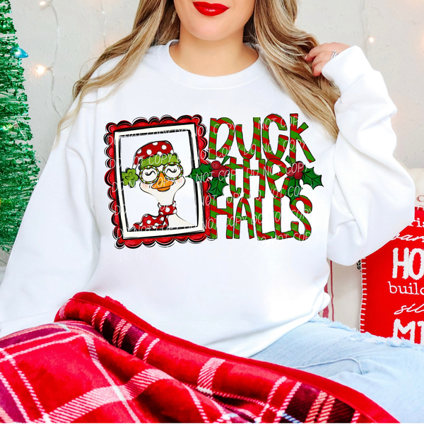 Duck the halls with Holly  (CITY)DTF Transfer