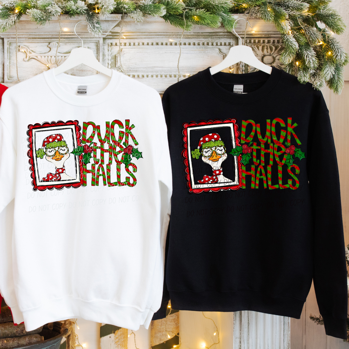 Duck the halls with Holly  (CITY)DTF Transfer