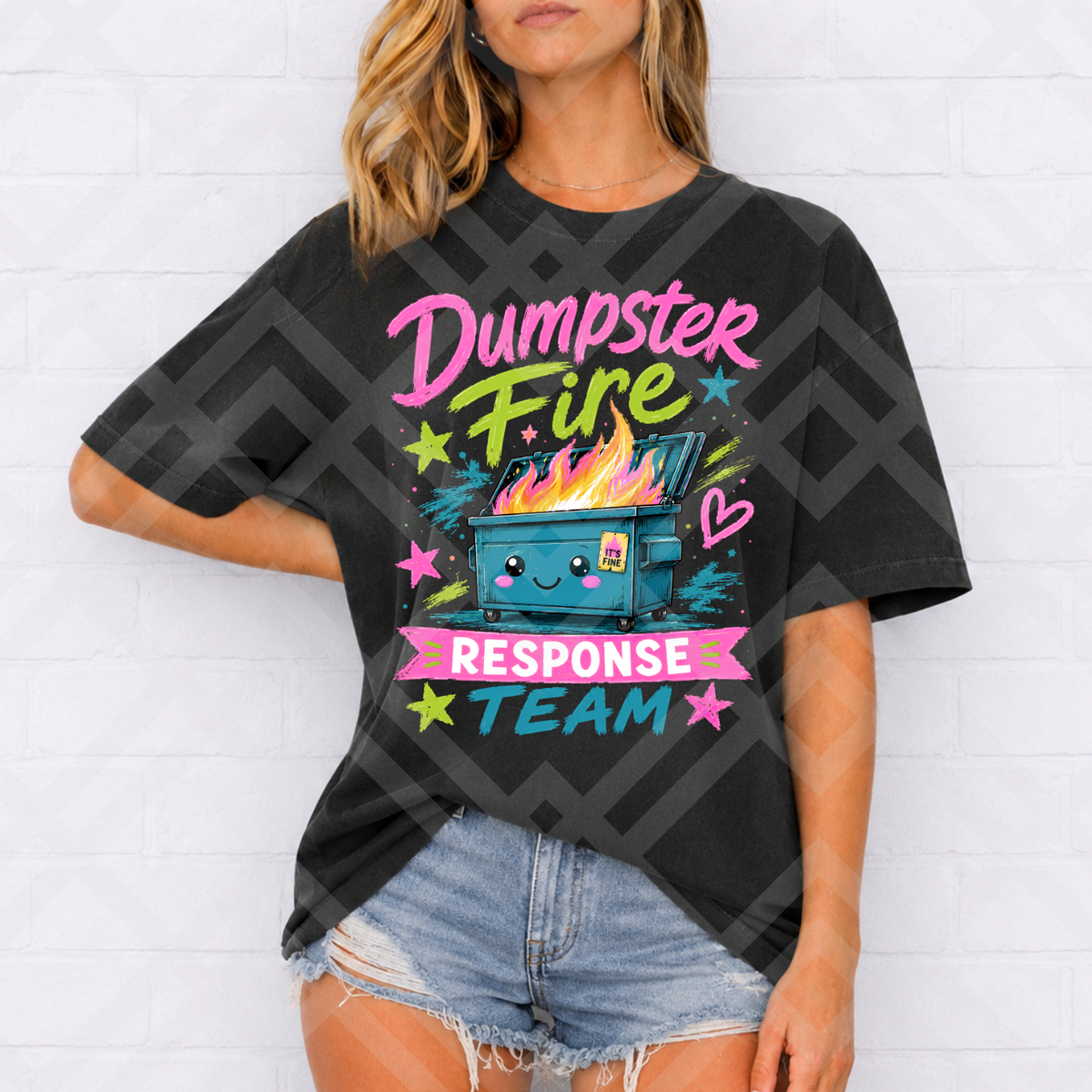 Dumpster fire response team (Parker) DTF Transfer
