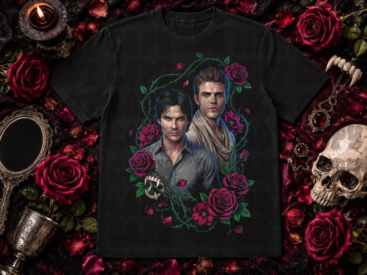 D and S vampires halftone (Starlight) DTF Transfer
