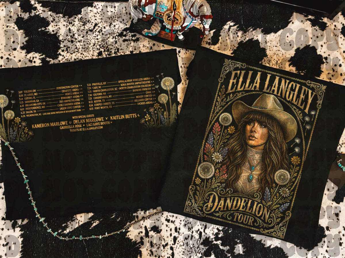 Dandelion tour (BACK ONLY) (Starlight) DTF Transfer