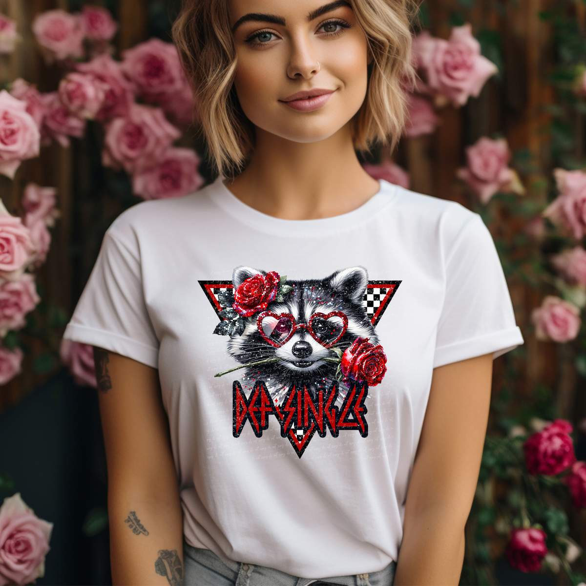 Def Single Raccoon 76441 DTF Transfer