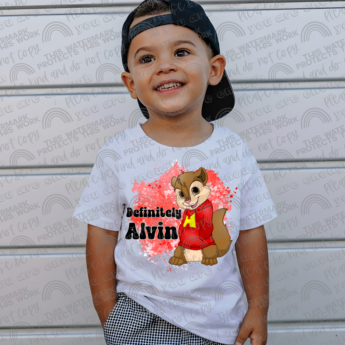 Definitely Alvin (SM) DTF transfer