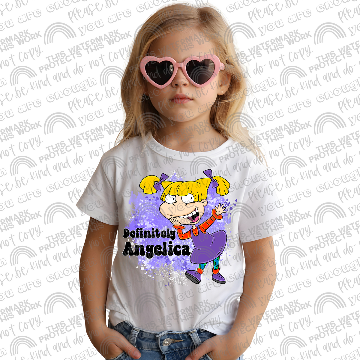 Definitely Angel doll (SM) DTF transfer