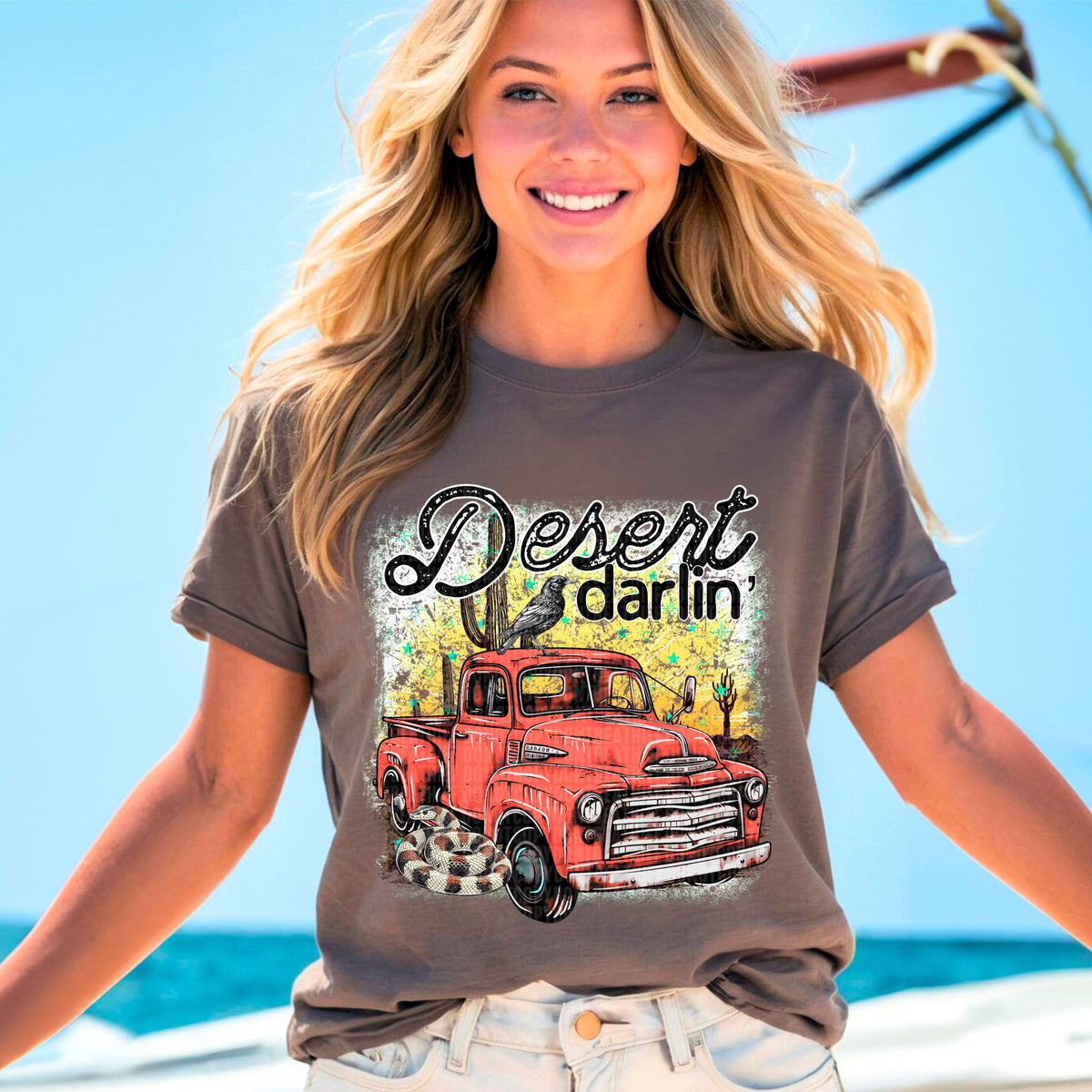 Desert Darlin 104081 DTF transfer