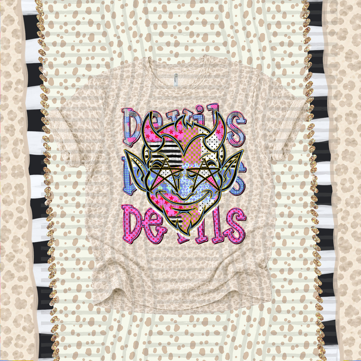Devils-Dolly Doodle Print (Caplinger) DTF Transfer