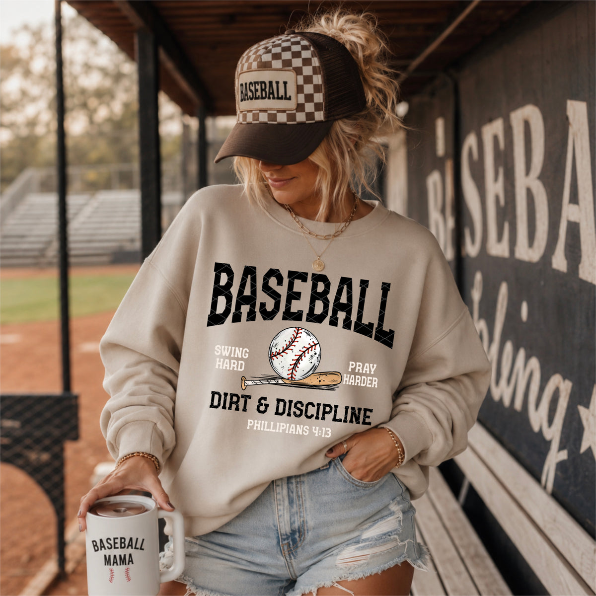 Baseball dirt & discipline (SDD) DTF Transfer