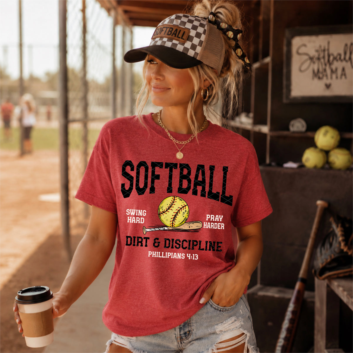 Softball dirt & discipline (SDD) DTF Transfer