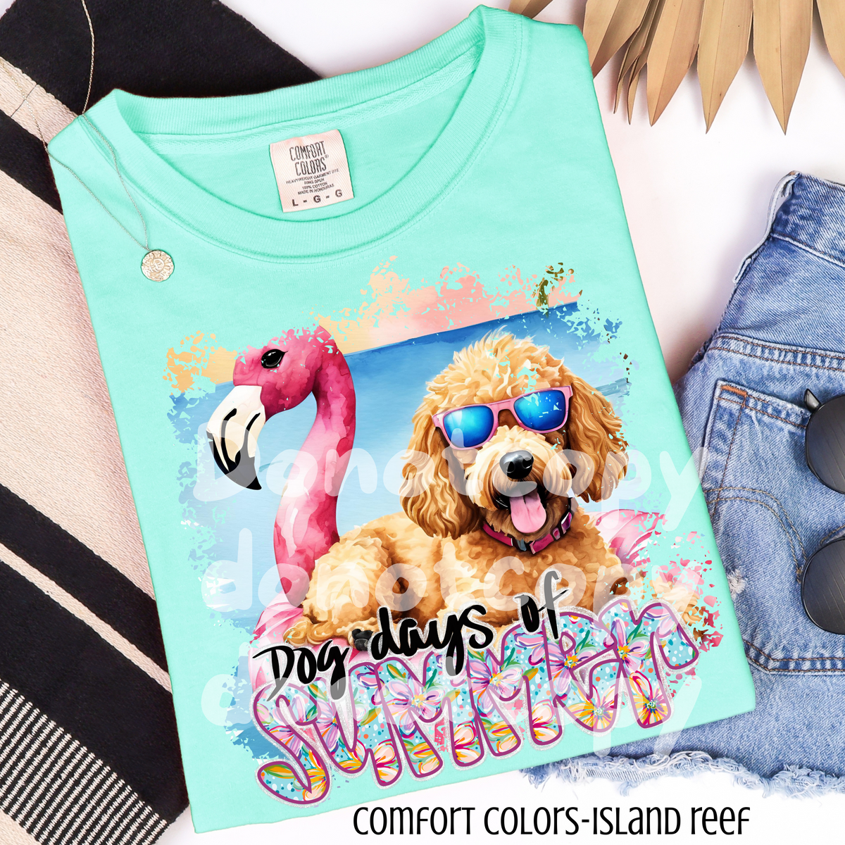 Dog days of summer (CSG) 98821 DTF transfer