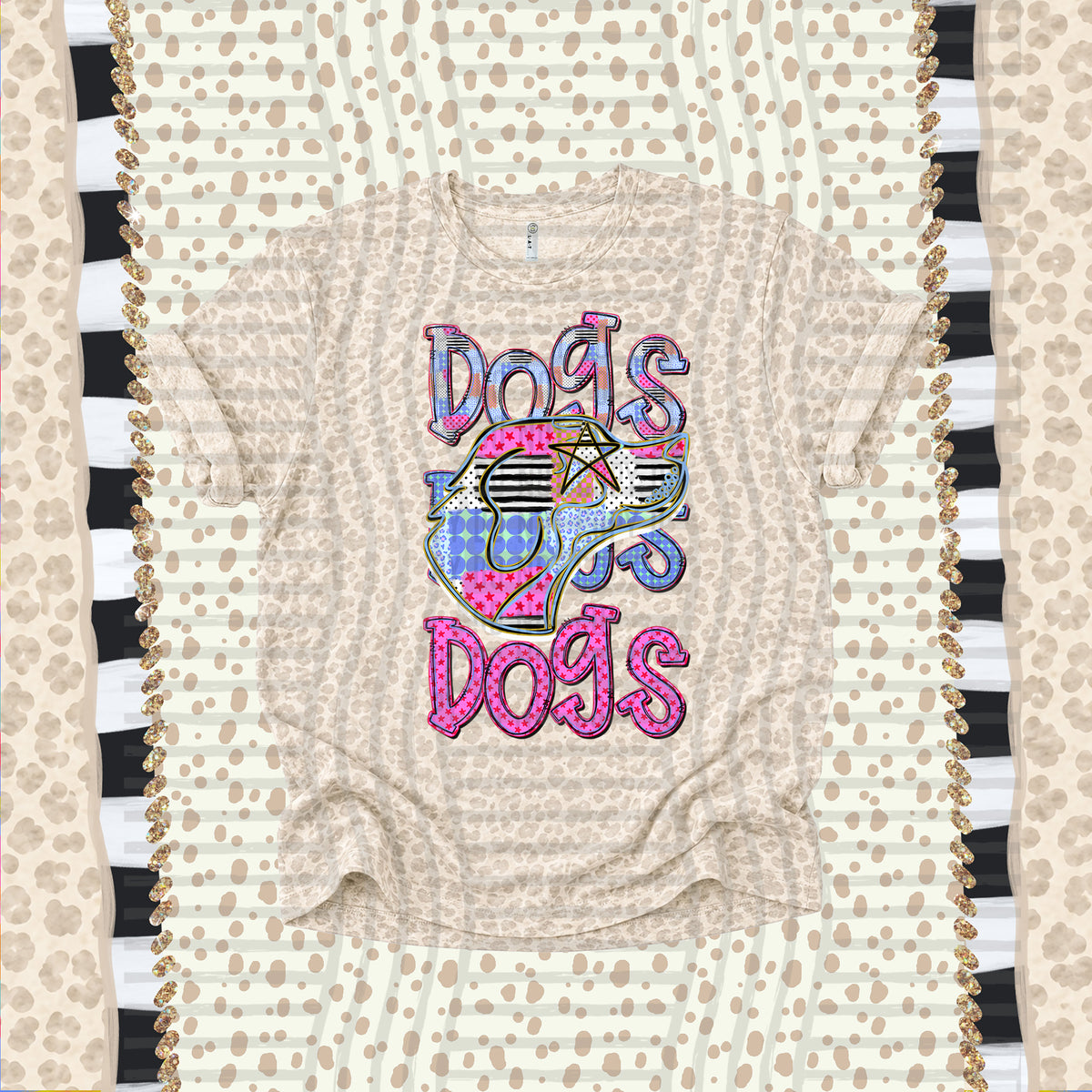 Dogs-Dolly Doodle Print (Caplinger) DTF Transfer