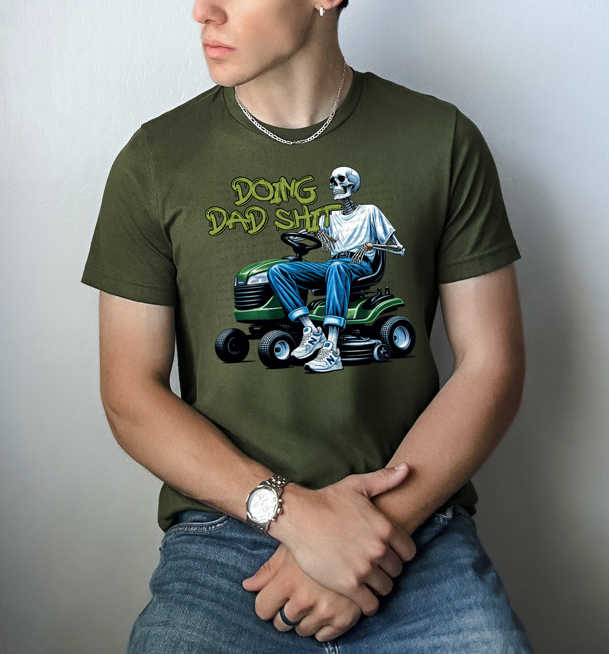 Doing Dad Shit Skellie Motor 74698 DTF Transfer