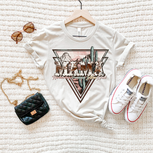 Mama hardworking protective 7071 DTF transfer