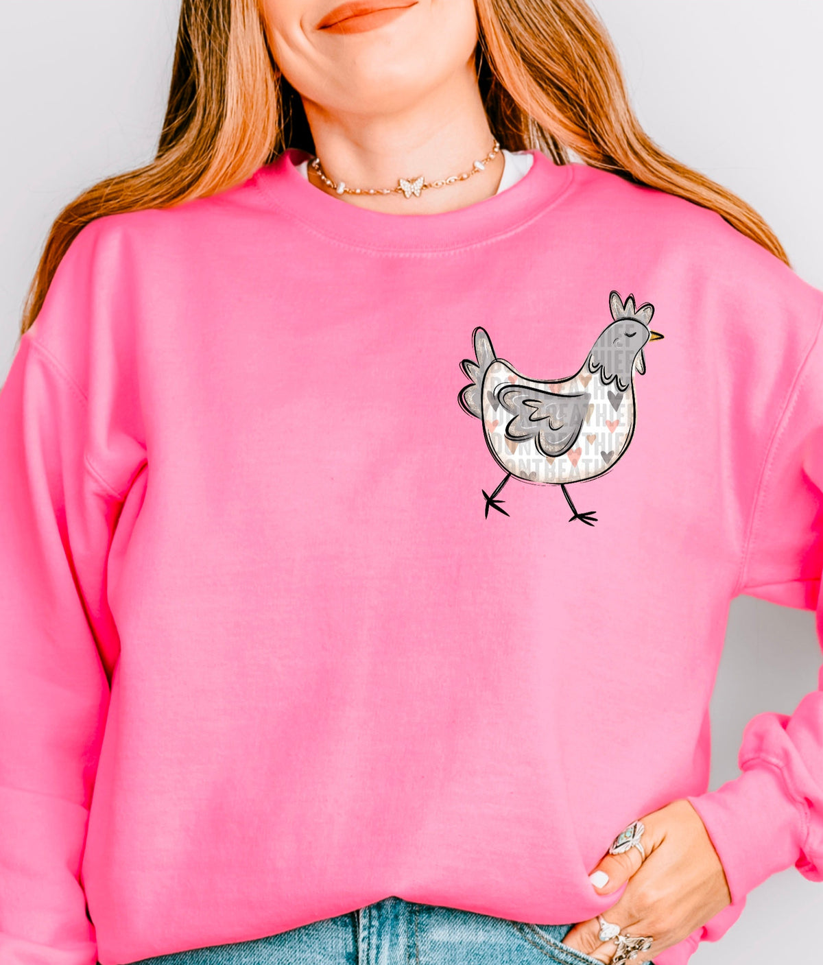 Don't ruffle my feathers POCKET (SDD) DTF transfer