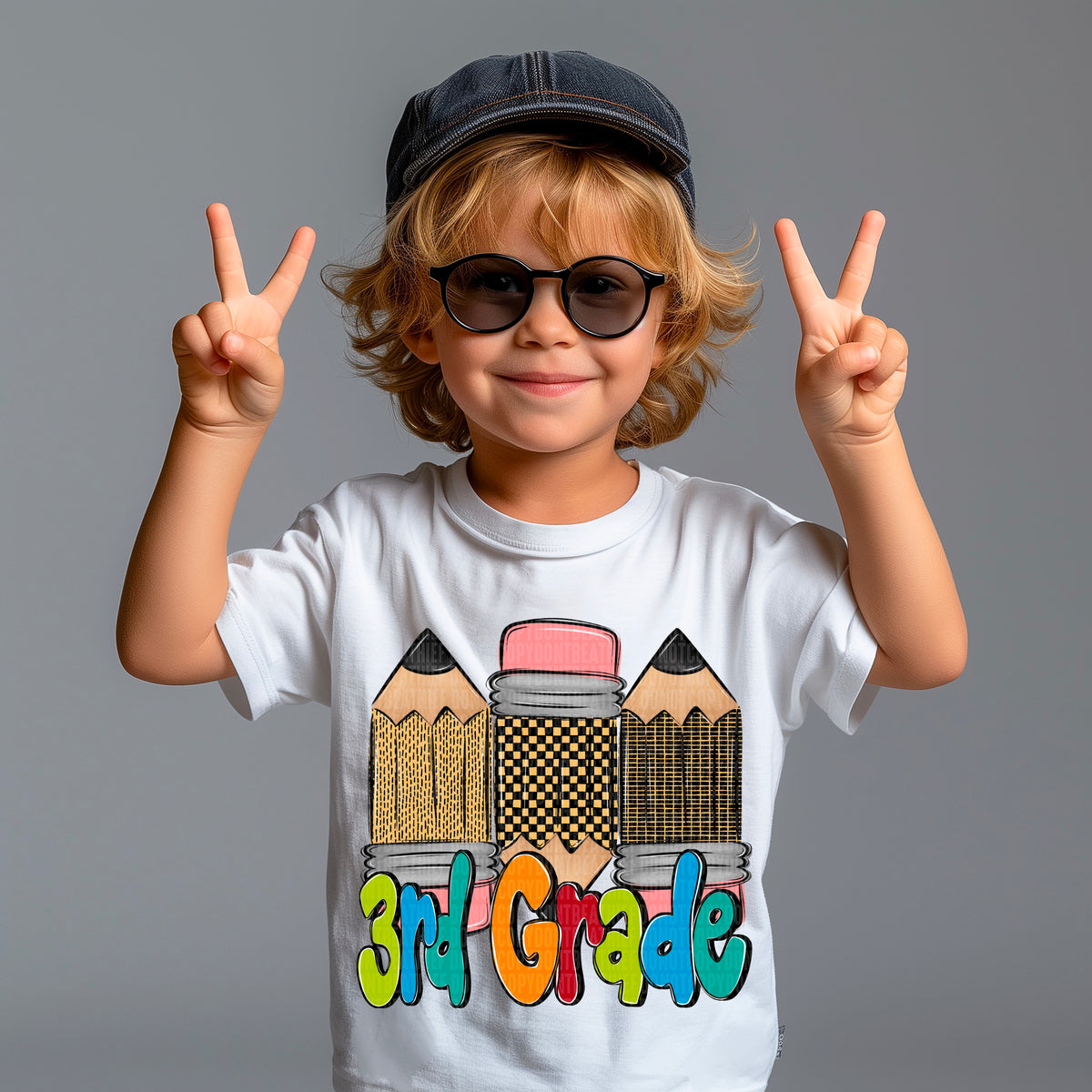 3rd doodle pencil BOY (SDD) 107148 DTF transfer