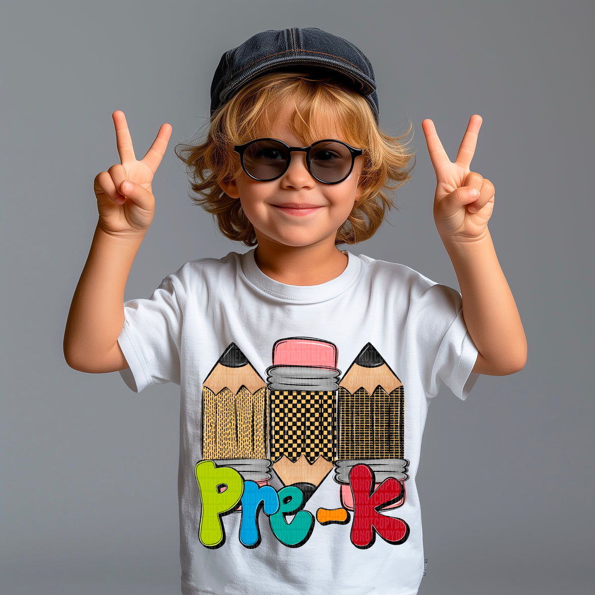 Pre-k doodle pencil BOY (SDD) 107152 DTF transfer