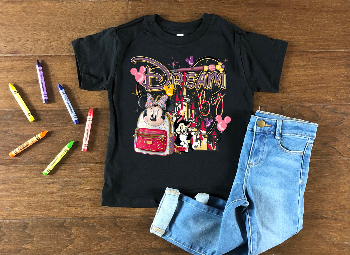 Dream Big Girl Mouse 108963 DTF transfer