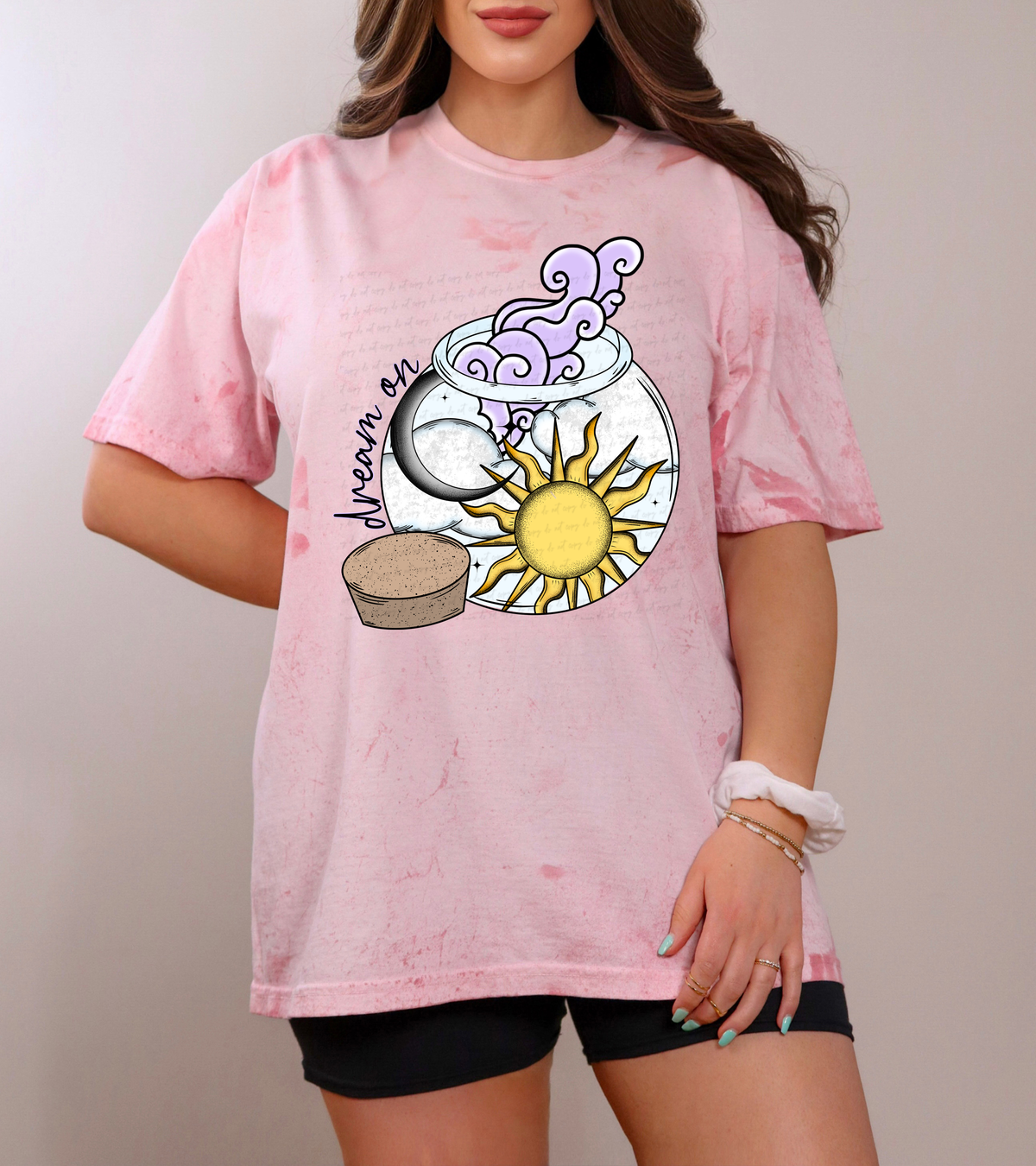 Dream On Sun Moon and Clouds Aquarium 115713 DTF Transfer