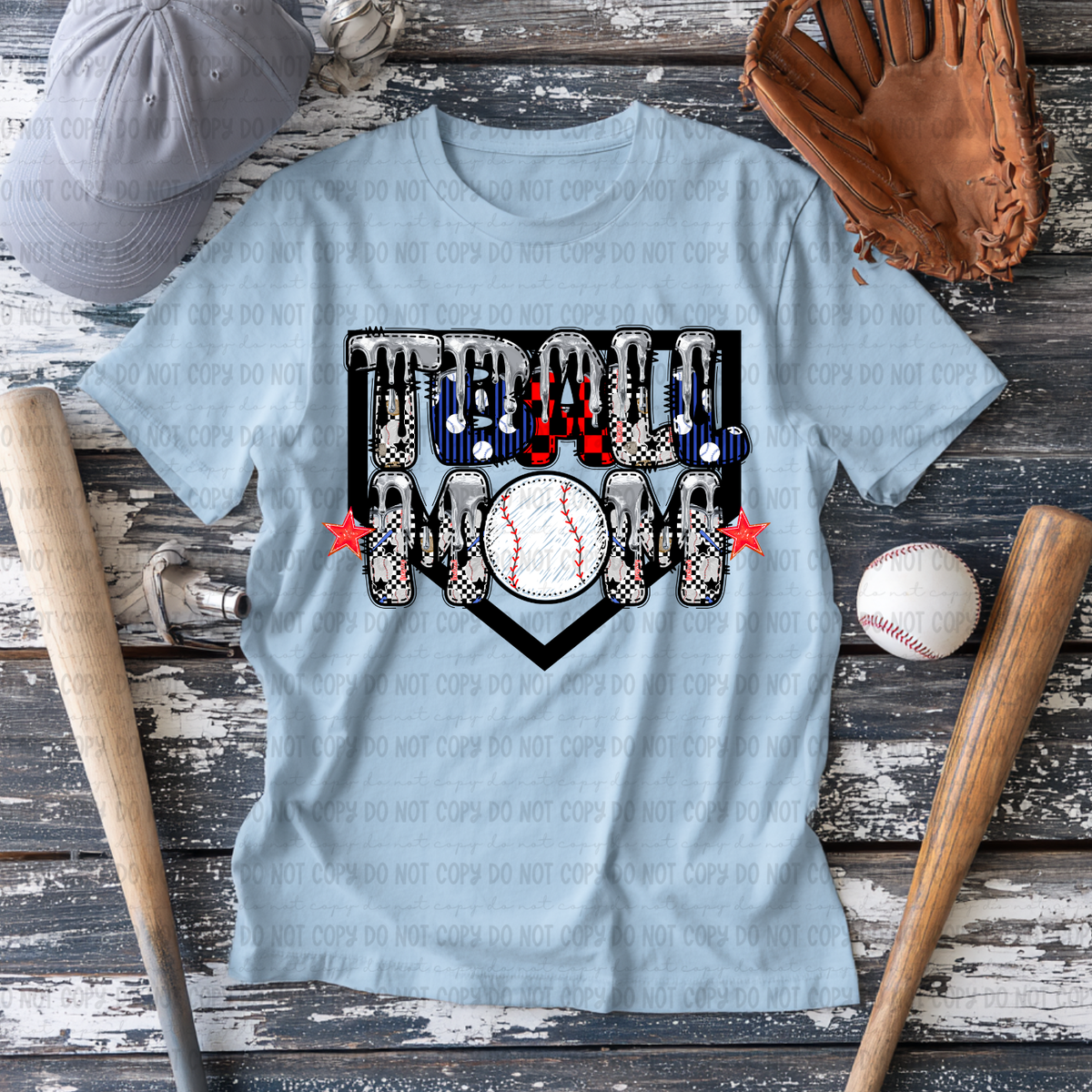 Tball mom SLIVER drip base (Revel) DTF Transfer