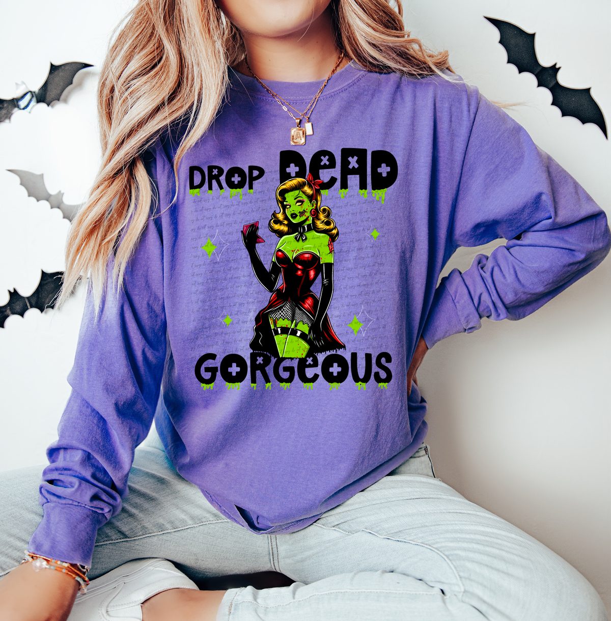 Drop Dead Gorgeous Green Zombie 59361 DTF transfer