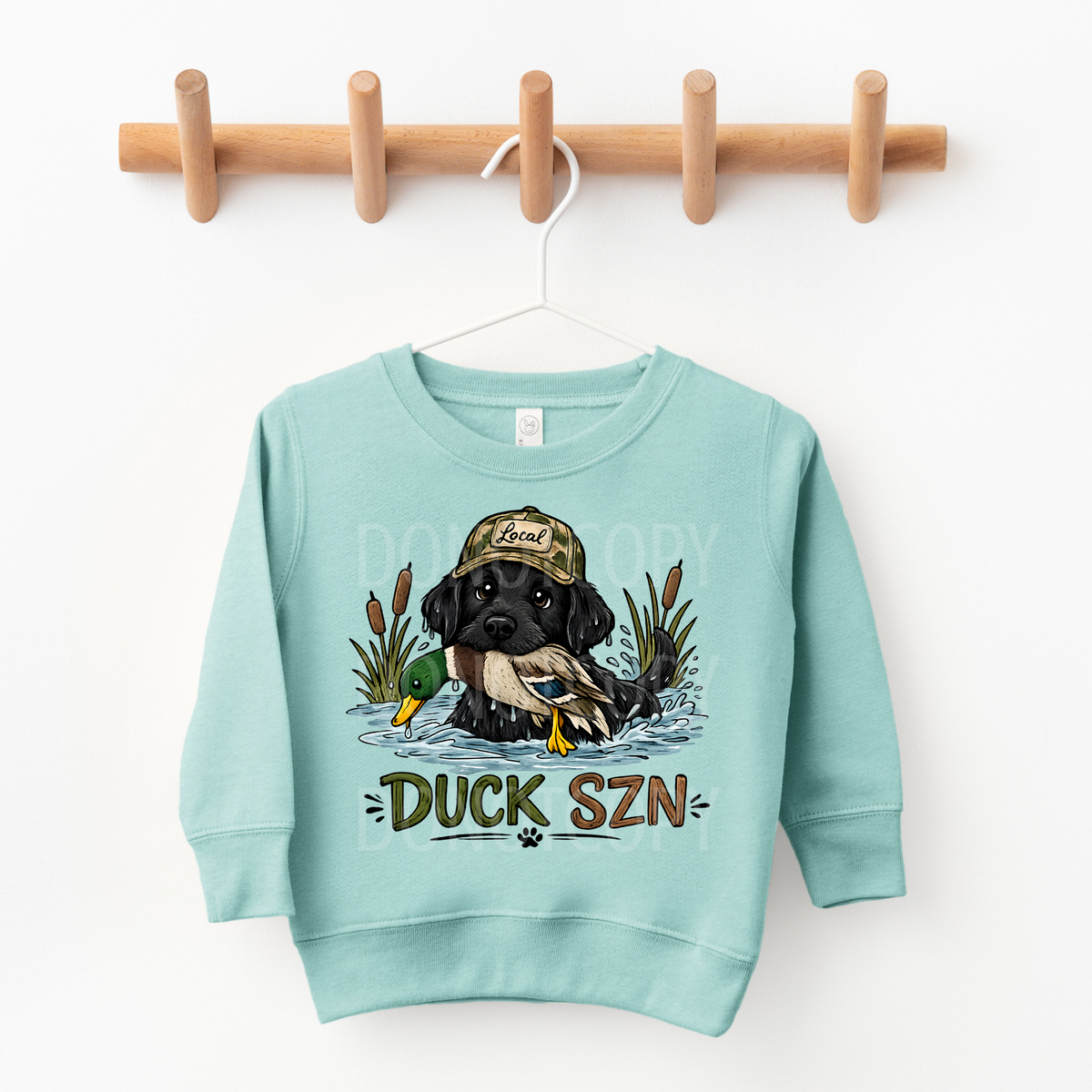 Duck szn black lab (CSG) DTF Transfer