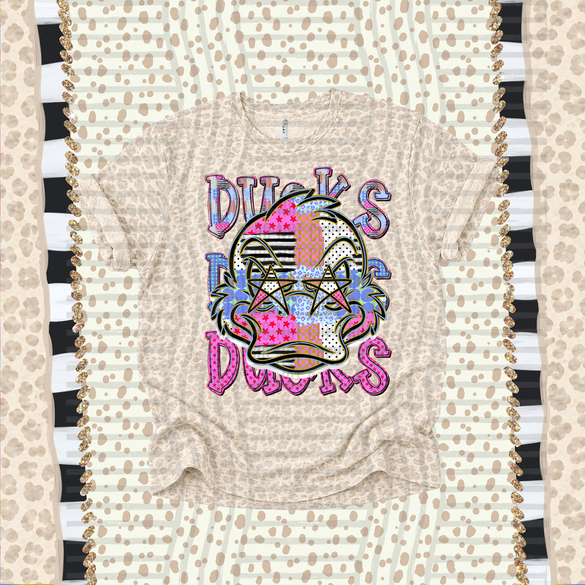 Ducks-Dolly Doodle Print (Caplinger) DTF Transfer