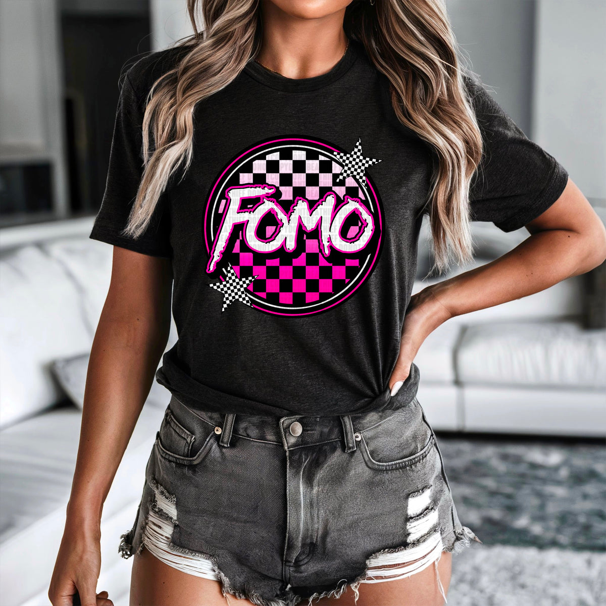 Fomo circle 93740 DTF transfer