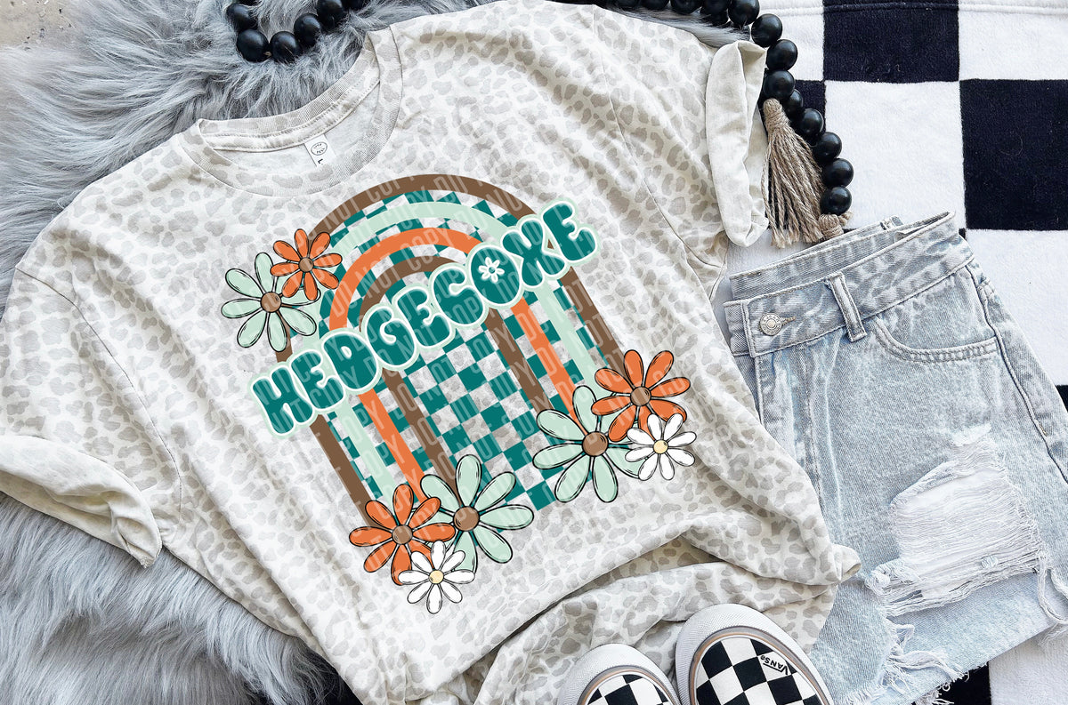 Floral Arch Mascot Hedgecoxe 49303 DTF TRANSERS
