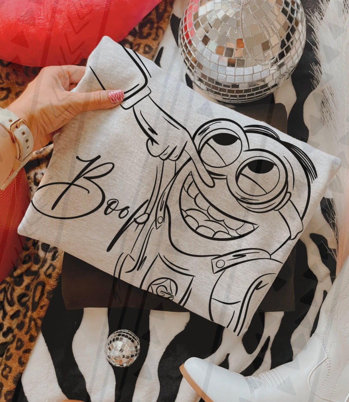 Boop minion TGG DTF transfer