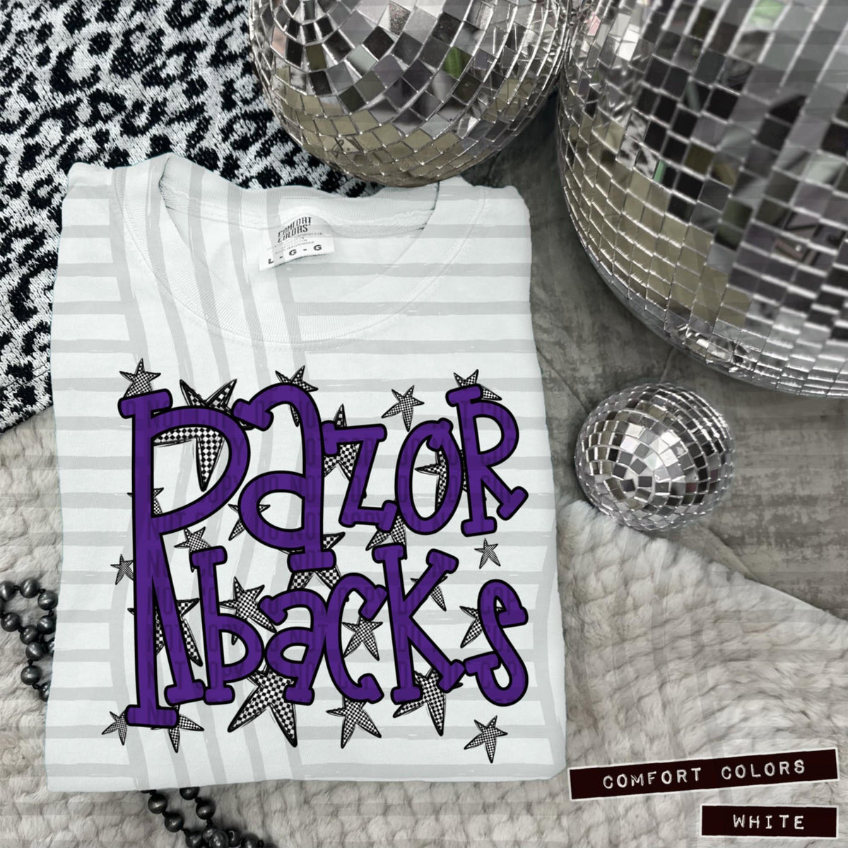 Purple Staggered Mascots (Caplinger)