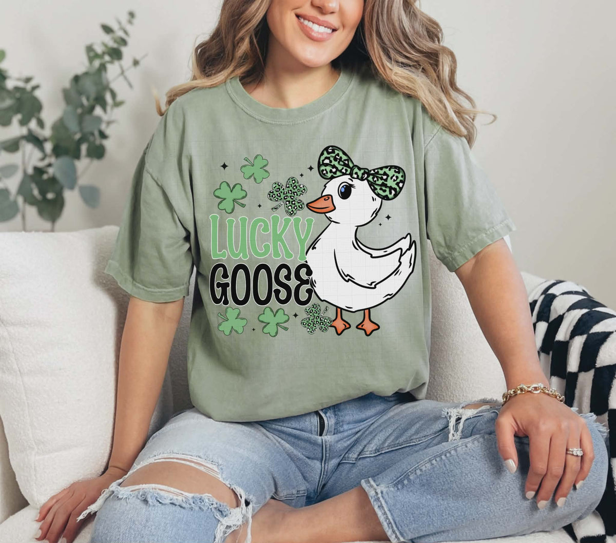 Lucky Goose (LINDA) DTF transfer