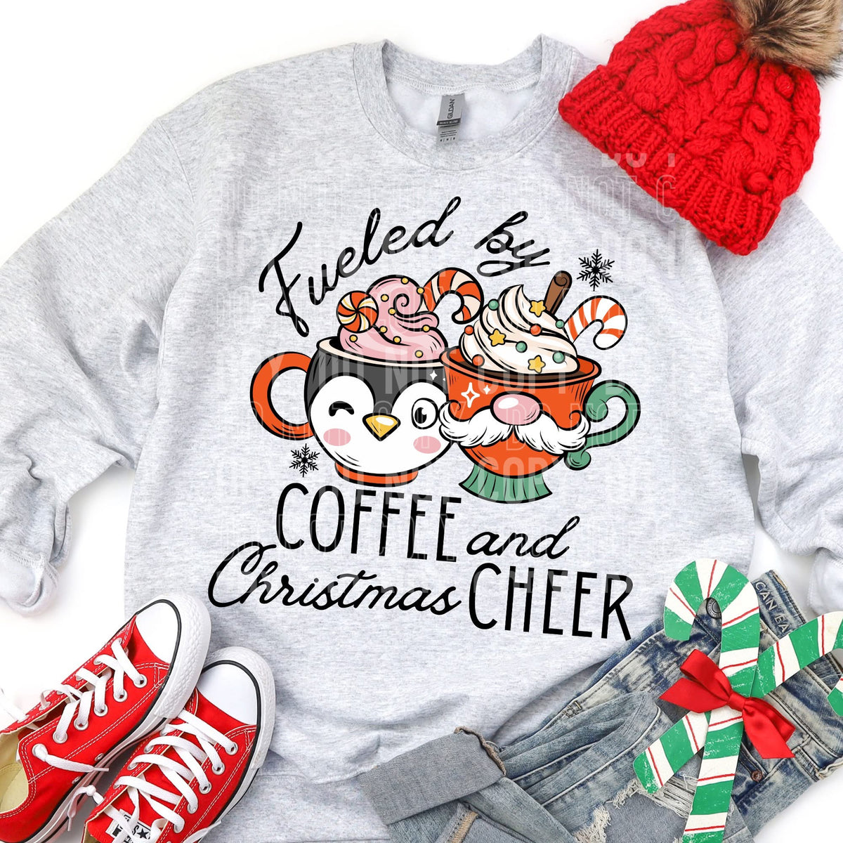 Coffee and Christmas cheer (SBB) DTF transfer