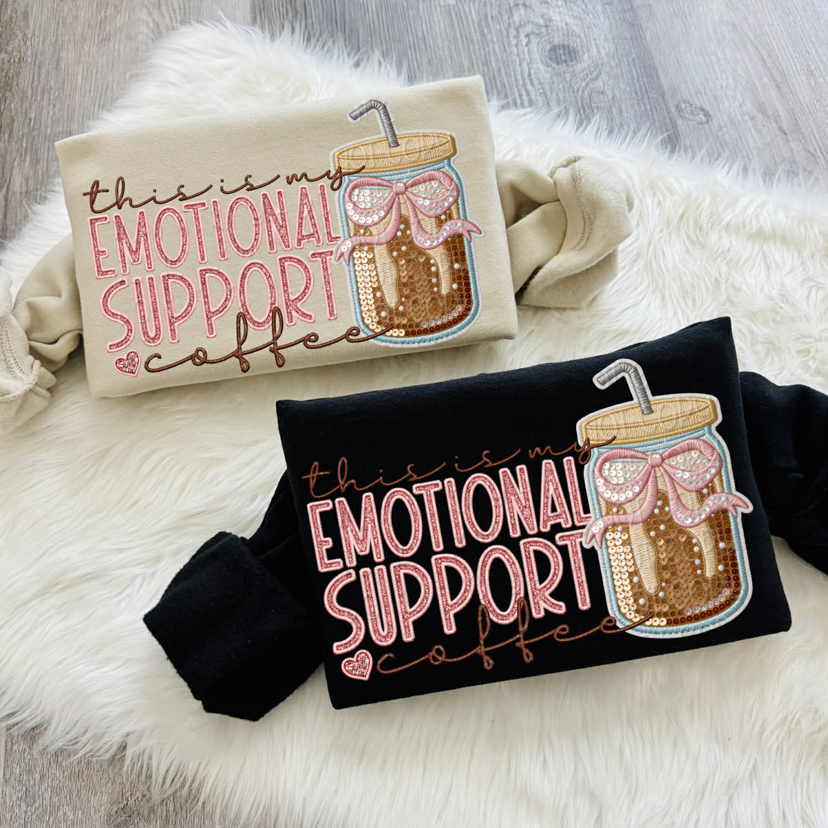 Emotional support coffee (DWS) DTF Transfer