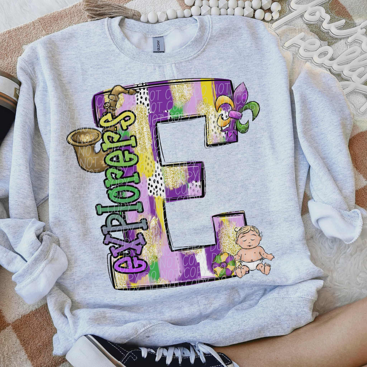 Explorers Mardi Gras (city) DTF Transfer